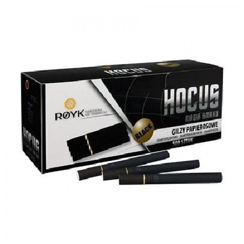 Сигаретные гильзы HOCUS BLACK 500 шт для табака