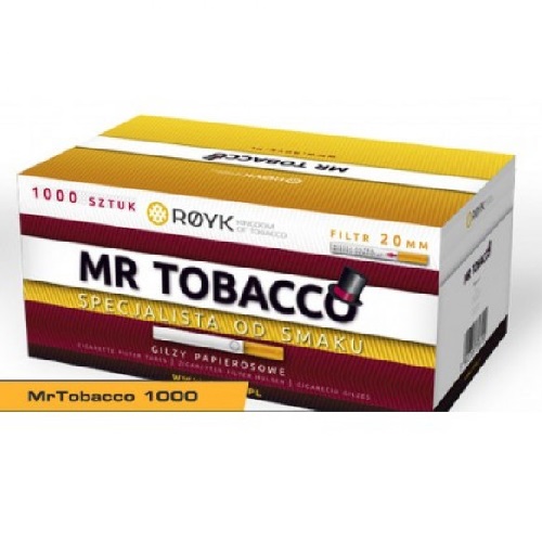 Гільзи MR TABACCO 1000 штук для набивання тютюну